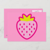 STRAWBERRY BRIEFKAART (Voorkant / Achterkant)