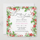 Strawberry Bruidsfeest Kaart (Voorkant)
