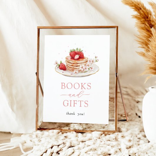 Strawberry Brunch Baby shower Boeken en Geschenken Poster