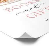 Strawberry Brunch Baby shower Boeken en Geschenken Poster (Hoek)