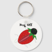 Strawberry Bug - Bug off Sleutelhanger (Voorkant)