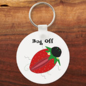 Strawberry Bug - Bug off Sleutelhanger (Voorkant)