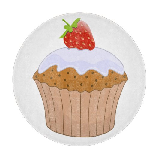 Strawberry Bun Cute Snijplank (Voorkant)