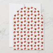 Strawberry Bunny, Berry eerste verjaardag Kaart (Achterkant)