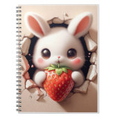 Strawberry Bunny Notitieboek (Voorkant)