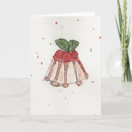 Strawberry Cake Kaart (Voorkant)