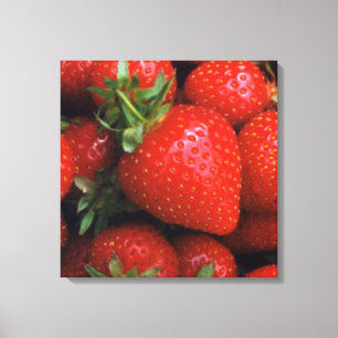 STRAWBERRY CANVAS AFDRUK