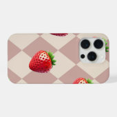 Strawberry Case for iPhone 15 Pro by Case Hoesje (Achterkant horizontaal)