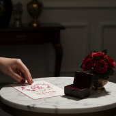 Strawberry Champagne Galentines Day Invitation Kaart