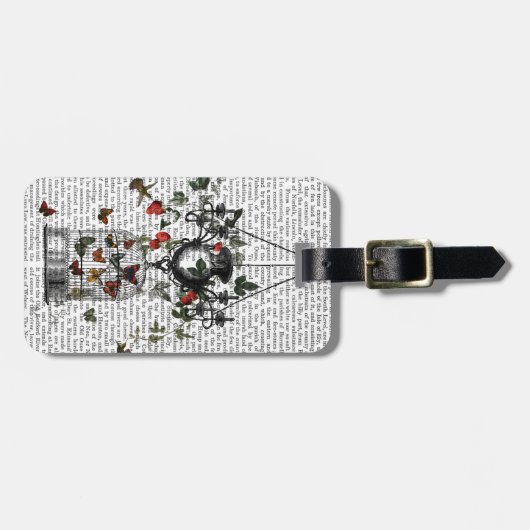 Strawberry Chandelier Bagagelabel (Voorkant horizontaal)