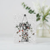 Strawberry Chandelier Briefkaart (Staand voorkant)