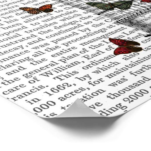 Strawberry Chandelier Poster (Hoek)