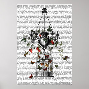Strawberry Chandelier Poster