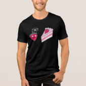Strawberry Cheesecake Bakery Is That You Bro Tri-Blend Shirt (Voorkant)