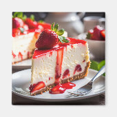 Strawberry Cheesecake Magneet (Voorkant)