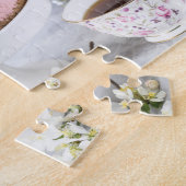 Strawberry Cheesecake Tea Party Flowers Legpuzzel (Zijkant)