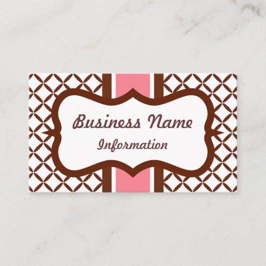 Strawberry Chocolate Visitekaartje (Voorkant)