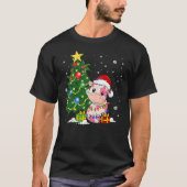 Strawberry Christmas Cow Reindeer Hat Santa Christ T-shirt (Voorkant)