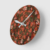 Strawberry Clock Ronde Klok (Hoek)