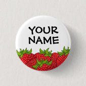 Strawberry Club Name Button (Voorkant)