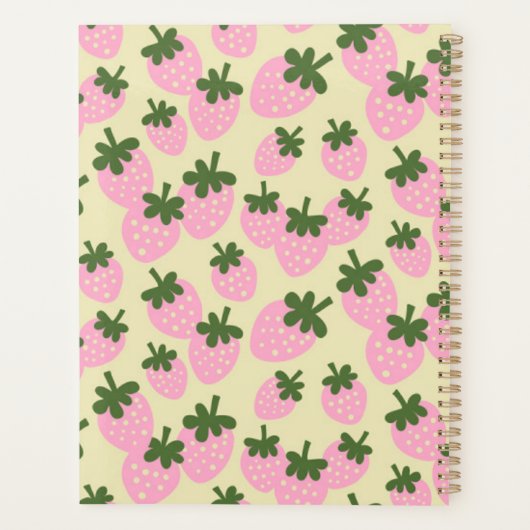 Strawberry Clusters Planner (Achterkant)