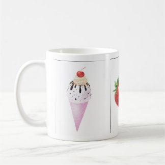 strawberry cones koffiemok