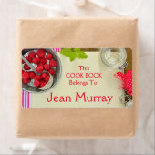 Strawberry Cook Book Label (Insitu)