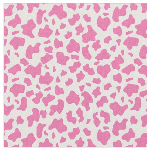Strawberry Cow print, aangepaste achtergrond en gr Stof (Close Up)