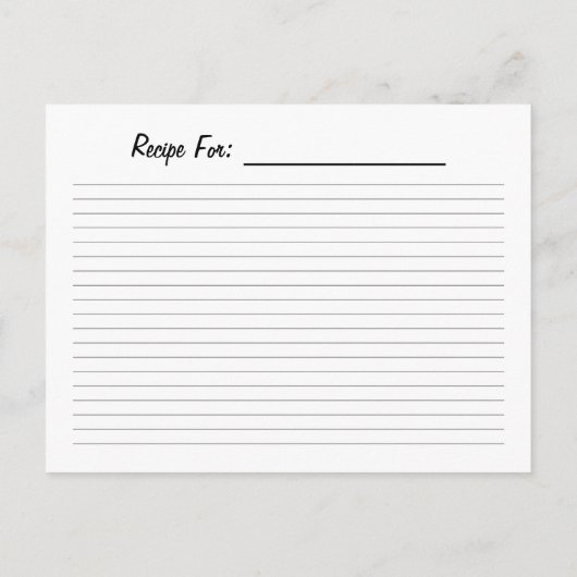 Strawberry Crate Art Custom Recipe Kaart Briefkaar (Achterkant)