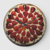 Strawberry Cream Pie Wall klok (Voorkant)