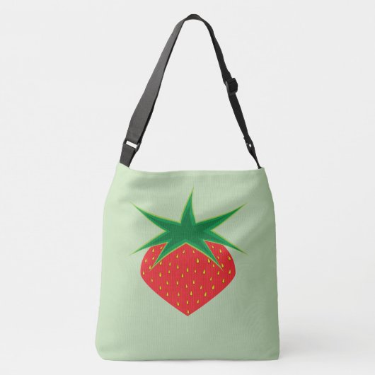 Strawberry Crossbody Bag (2 grootten) Crossbody Tas (Achterkant)