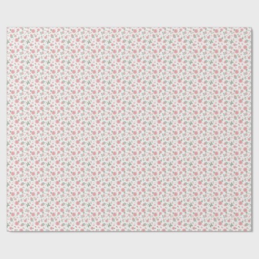 Strawberry Crush Gift Wrap Cadeaupapier (Vlak)