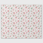 Strawberry Crush Gift Wrap Cadeaupapier (Vlak)