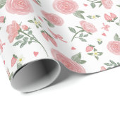 Strawberry Crush Gift Wrap Cadeaupapier (Rol Hoek)
