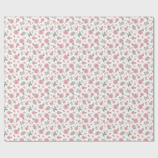 Strawberry Crush Gift Wrap Cadeaupapier (Vlak)