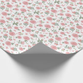 Strawberry Crush Gift Wrap Cadeaupapier (Hoek)