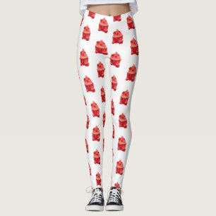 Strawberry Cupcake Family Leggings