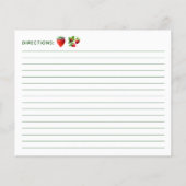 Strawberry Cupcake Recipe (Achterkant)