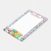 Strawberry Custom Leuke Leraar Post-it Notities Post-it® Notes (Schuin)