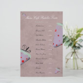 Strawberry Custom Restaurant Menu (Staand voorkant)