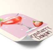 Strawberry Daiquiri Art Print | Bar Decor Poster (Hoek)