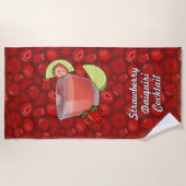 Strawberry Daiquiri Beach Towel Strandlaken (Voorkant)