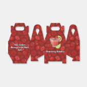 Strawberry Daiquiri Favor Box Bedankdoosjes (Uitgevouwen)