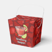 Strawberry Daiquiri Favor Box Bedankdoosjes (Voorkant Zijde)