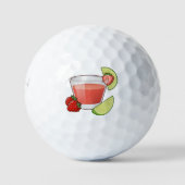 Strawberry Daiquiri Golf Balls Golfballen (Voorkant)
