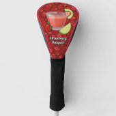 Strawberry Daiquiri Golf Head Hoesje Golfheadcover (Voorkant)