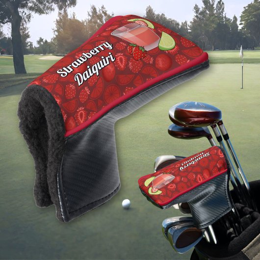 Strawberry Daiquiri Golf Head Hoesje Golfheadcover