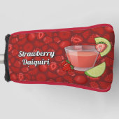 Strawberry Daiquiri Golf Head Hoesje Golfheadcover (Voorkant)