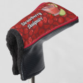 Strawberry Daiquiri Golf Head Hoesje Golfheadcover (3/4 voorkant)