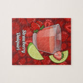 Strawberry Daiquiri Jigzaag Puzzle Legpuzzel (Horizontaal)